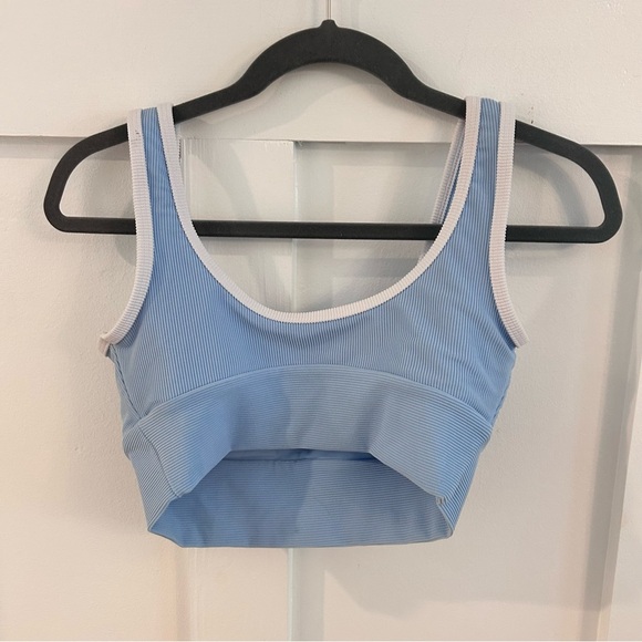 Lain snow light blue white ocean isle bikini top - Picture 3 of 4